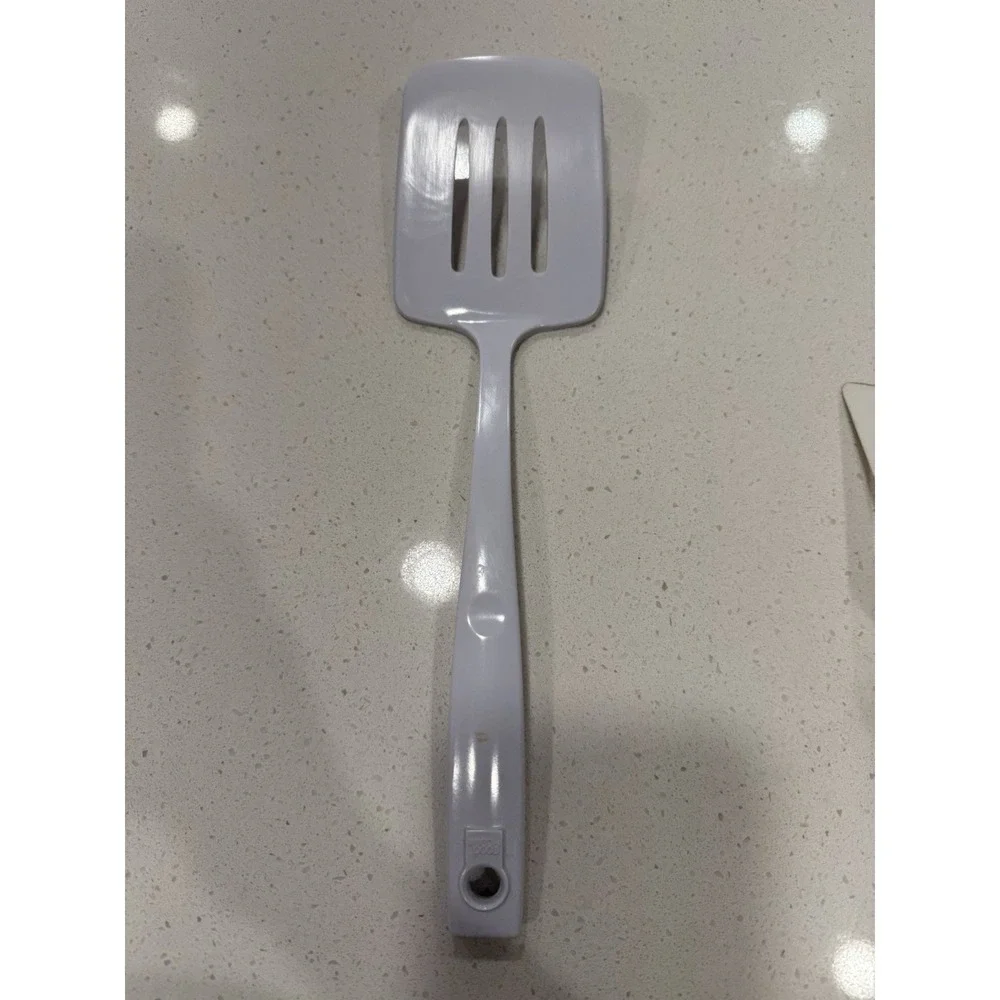 Good Cook Melamine‎ Ware Vintage Wide 3 Slotted Spatula Turner JP-624 White 12